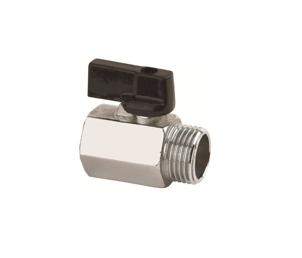 RIV VENTIL KUGLASTI 1/2'' , MESING,HROMIRAN, TIP4011,V X U.N.
