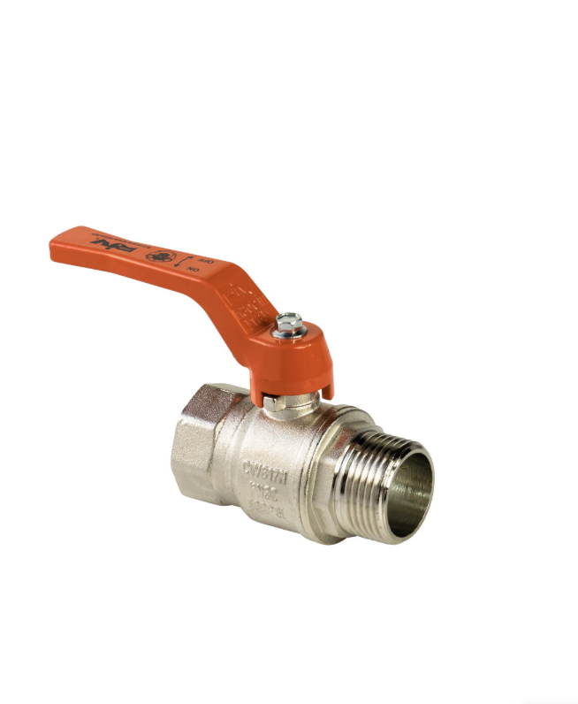 RIV VENTIL KUGLASTI 1/2'' , MESING,HROMIRAN, TIP4330,V X U.N.