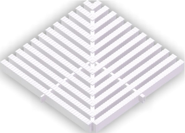 UGAONI KOMAD 1-KOPČANJE 25 CM - TGK-9025