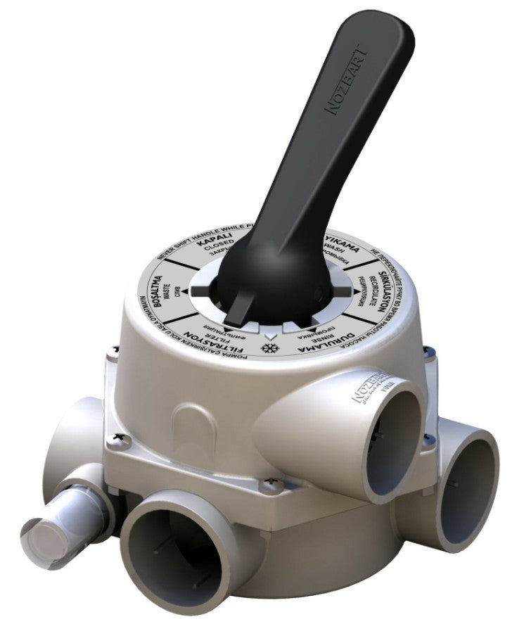 VENTIL VIŠEPUTNI 50 MM x 1-1/2'' BIJELI NOZBART