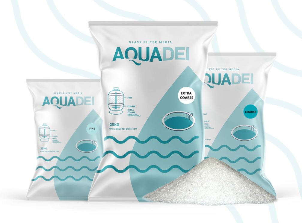 PIJESAK STAKLENI ZA FILTERE -EKSTRA KRUPNI-4 - 5 mm (pak 25 KG)