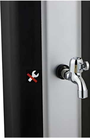 TUŠ SOLARNI 40L -SET-CRNI CYS8029S - PNP H-228 Fi 16,5 cm
