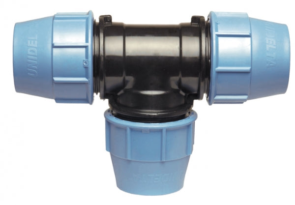 UNI T-KOMAD 16 mm 90° , PN16, UNIDELTA
