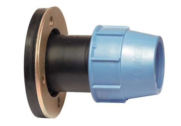 UNI POLUSPOJNICA SA PRIRUBNICOM 90 mm x 4'' , PN16, UNIDELTA