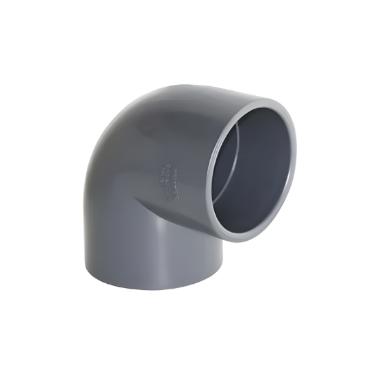 KOLJENO 50 mm, 90° ,U-PVC, PN16, PIMTAS